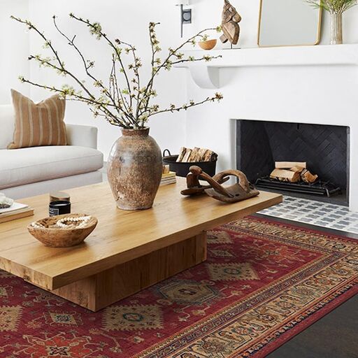 RUGGABLE Cambria Ruby 5x7 Washable Rug