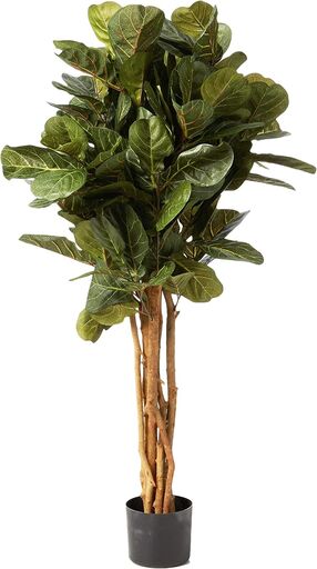 Nearly Natural 4ft Fiddle Leaf Fig Artificial Tree