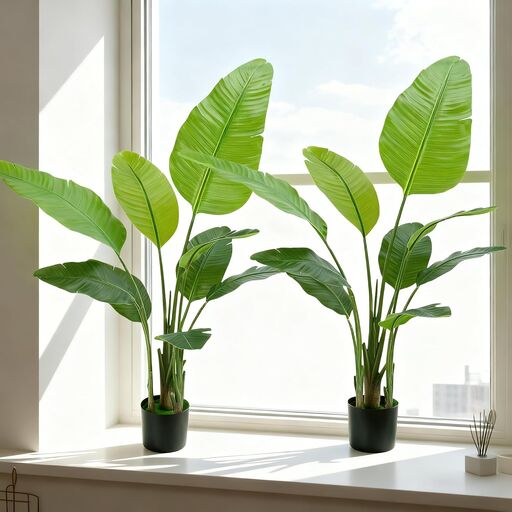 4FT Artificial Bird of Paradise Plant (2-Pack)