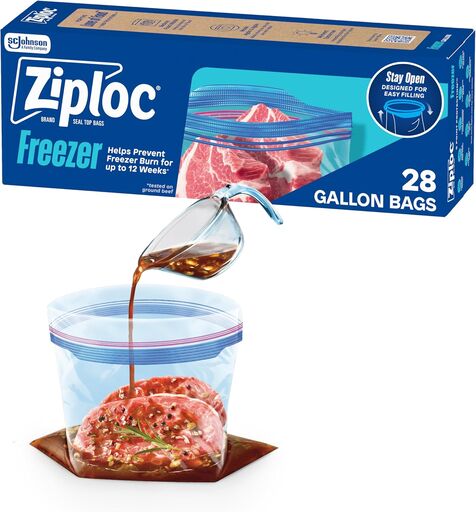 Ziploc Gallon Freezer Storage Bags