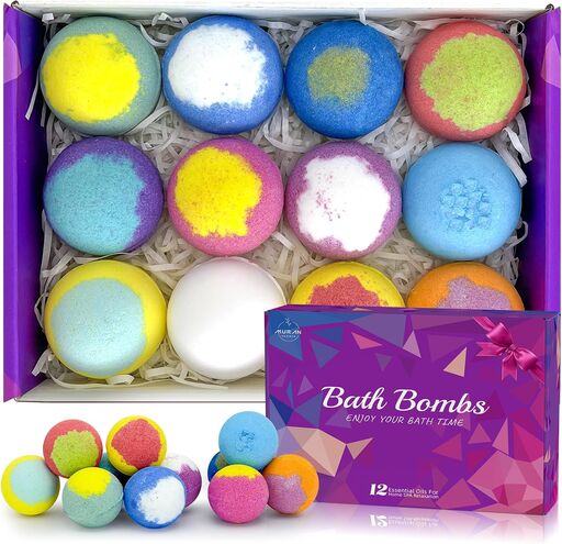 Bath Bombs for Women Gift Set - 12 Pack