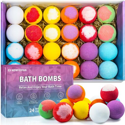 Bath Bombs Gift Set 24-Pack