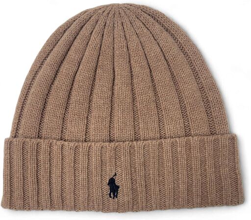POLO RALPH LAUREN Lambswool Skull Cap Beanie
