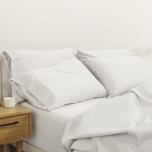 Casper Sleep Percale Sheet Set, King, White
