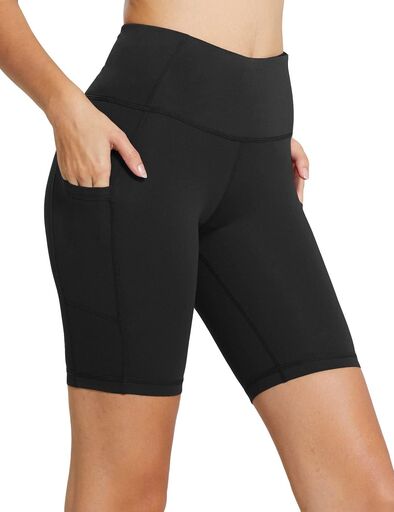 Baleaf Women's High Waist Biker Shorts