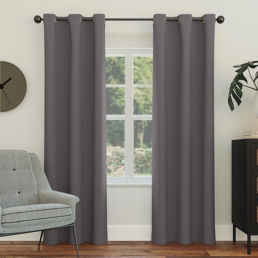 Sun Zero Easton Energy Saving Blackout Grommet Curtain Panel