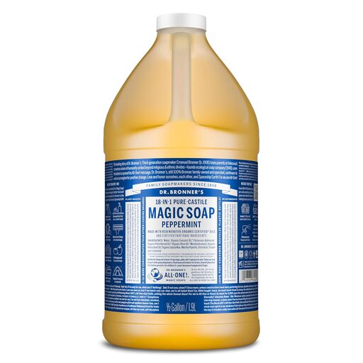 Dr. Bronner's Pure-Castile Magic Liquid Soap Peppermint