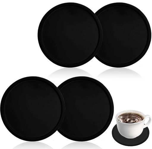4pcs Silicone Drink Coasters