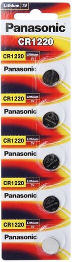 Panasonic Lithium CR1220 3V Batteries