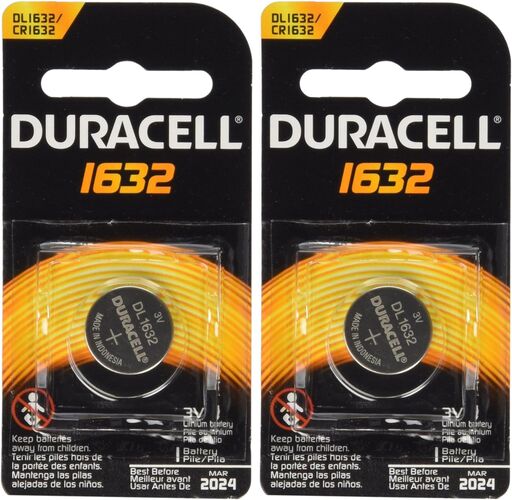 Duracell CR1632 Coin Battery 2-Pack