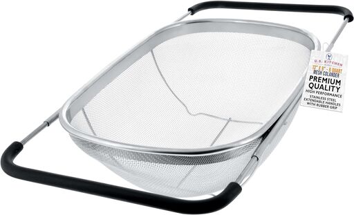 U.S. Kitchen Supply 6-Quart Stainless Steel Colander