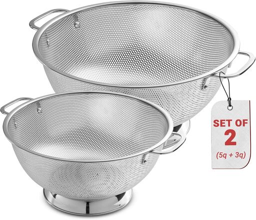 Bellemain Micro-perforated Stainless Steel Colander