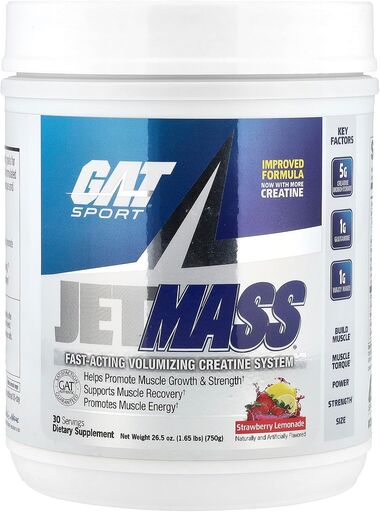 GAT SPORT JetMass Creatine (Strawberry Lemonade)