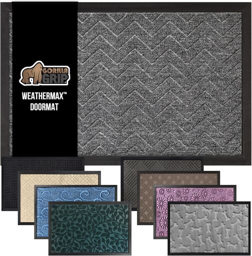GORILLA GRIP WeatherMax Doormat 35x23