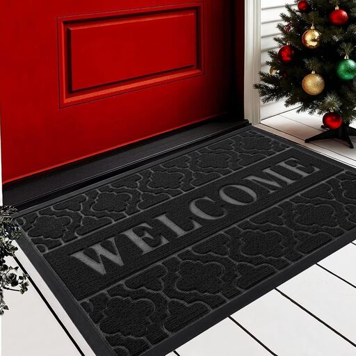 Yimobra Welcome Mat Outdoor Indoor 29.5x17