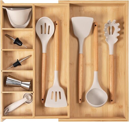 KitchenEdge Adjustable Kitchen Drawer Organizer