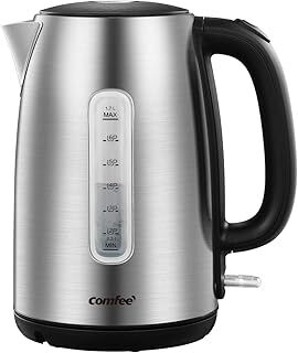 COMFEE' Stainless Steel Electric Kettle 1.7L