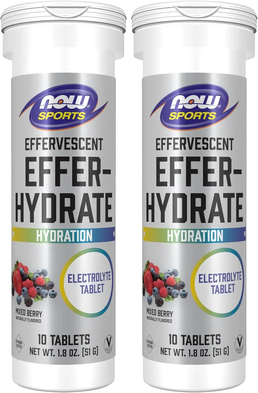 NOW Sports Effer-Hydrate Electrolyte Supplement