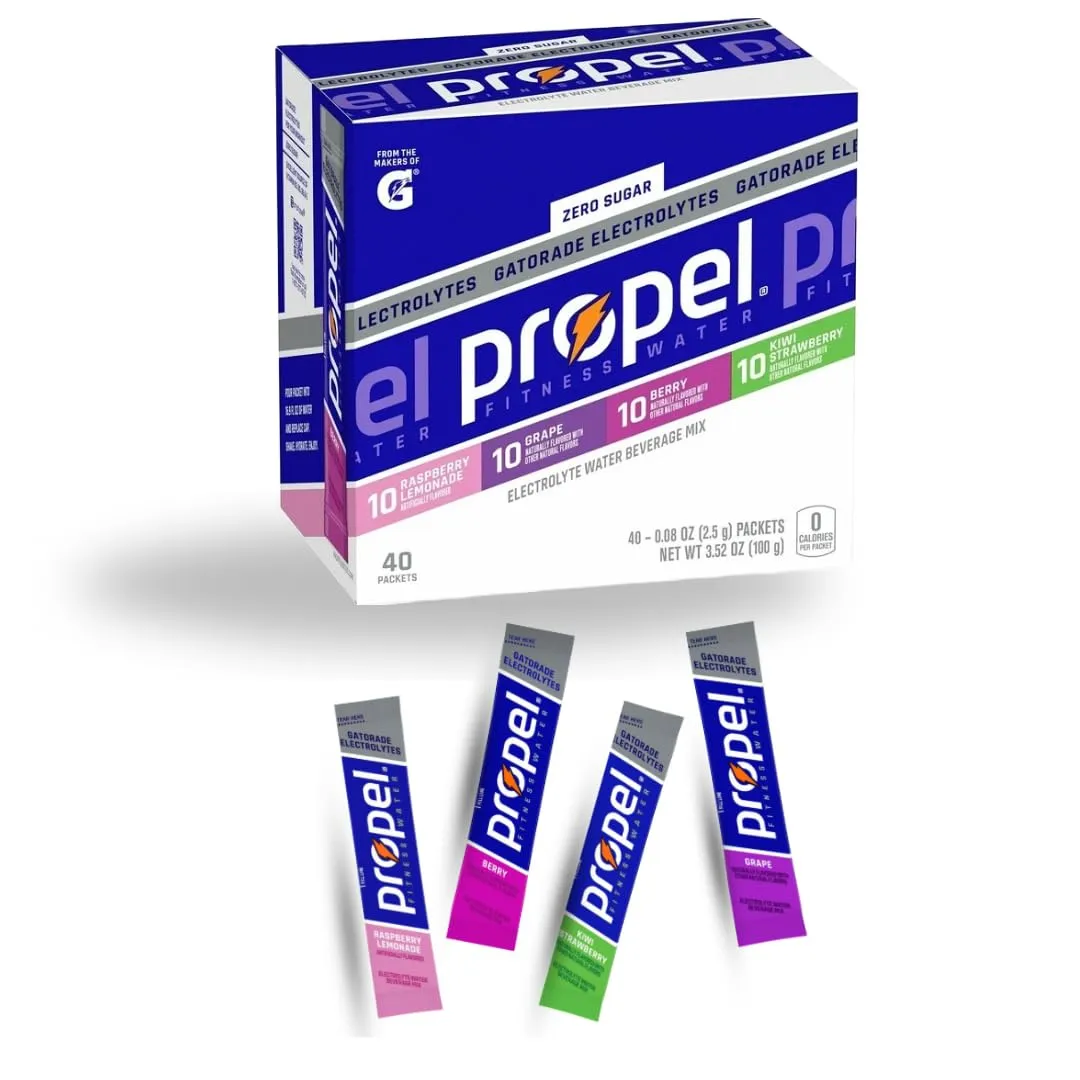 Propel Powder Packets Electrolyte Mix - 40 Pack
