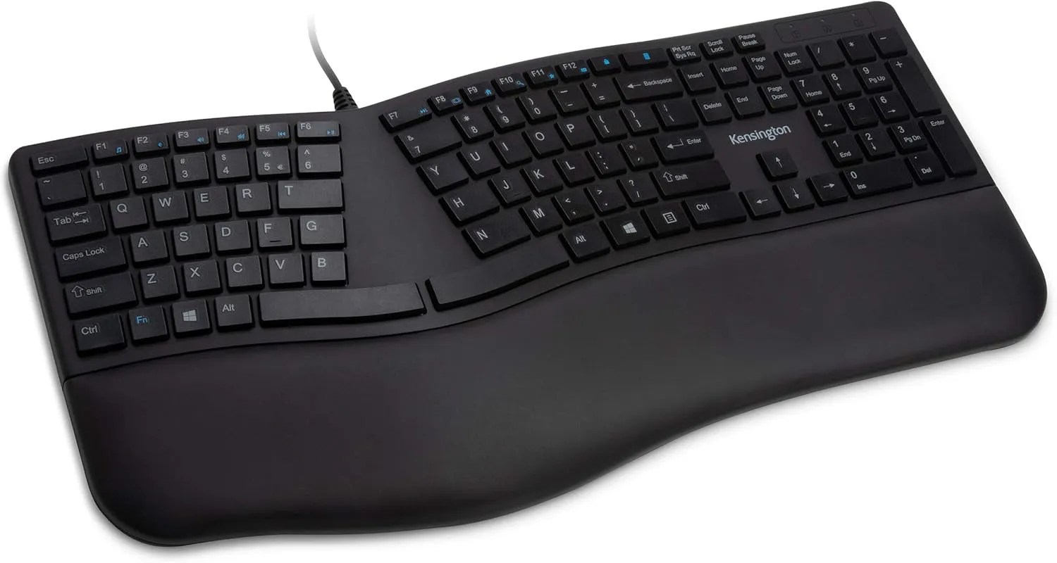 Kensington Pro Fit Ergonomic Wired Keyboard
