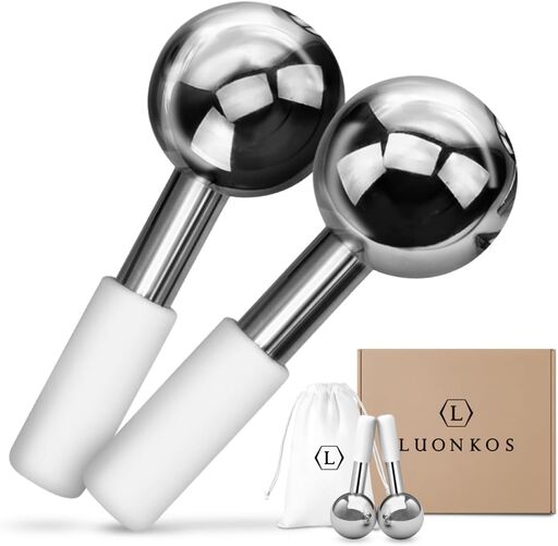 LUONKOS Gua Sha Ice Globes - Set of 2
