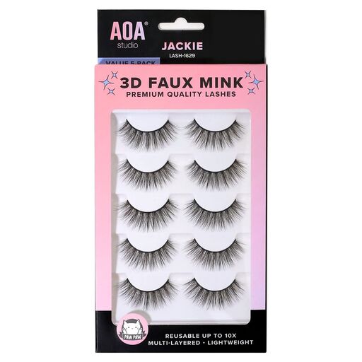AOA Studio 3D False Eyelash Jackie (5 Pairs)
