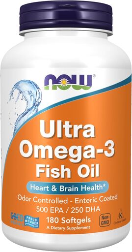 NOW Foods Ultra Omega-3 Molecularly Distilled