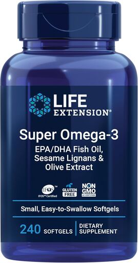 Life Extension Super Omega-3 EPA/DHA Fish Oil