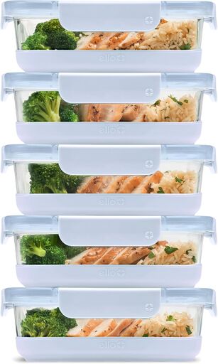 Ello Duraglass 3.4 Cup Meal Prep Set