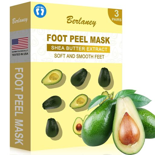 Foot Peeling Mask with Shea Butter (3 Pairs)
