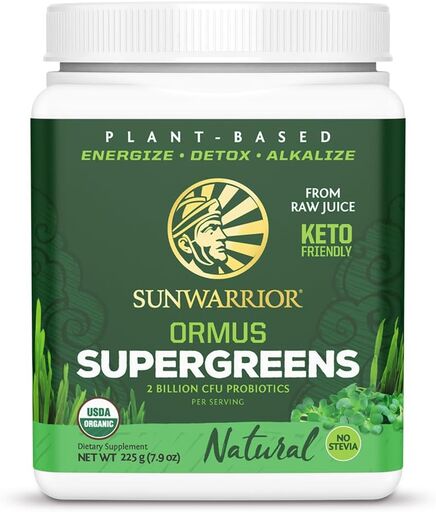 SUNWARRIOR Organic Ormus Supergreens Natural