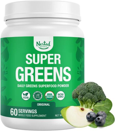Nested Naturals Super Greens Daily Superfood Powder