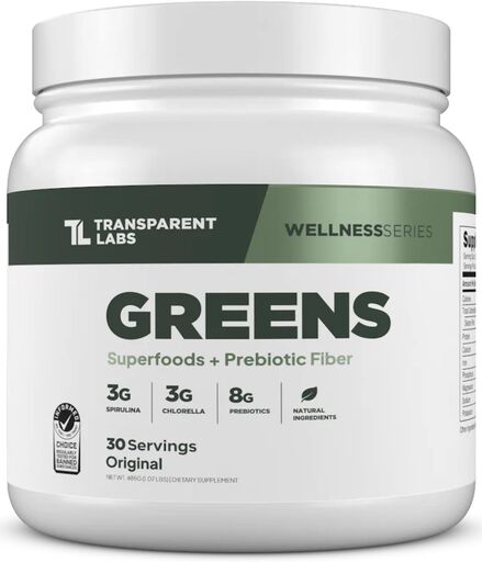 Transparent Labs Prebiotic Greens