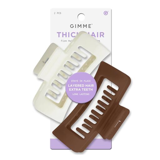 Gimme Beauty Thick Hair Extra Teeth Claw Clips