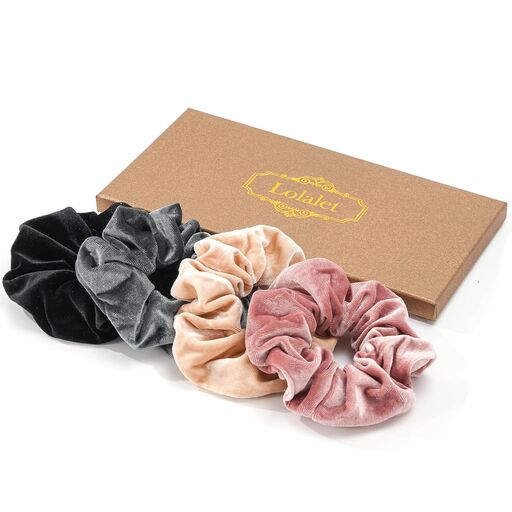 Lolalet Large Soft Velvet Scrunchies