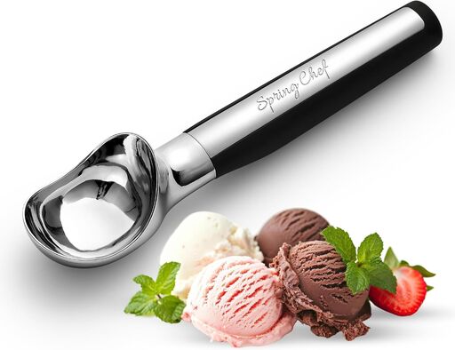 Spring Chef Heavy Duty Metal Ice Cream Scoop