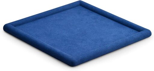 Oirlv Top Microfiber Jewelry Tray Square Nightstand Organizer