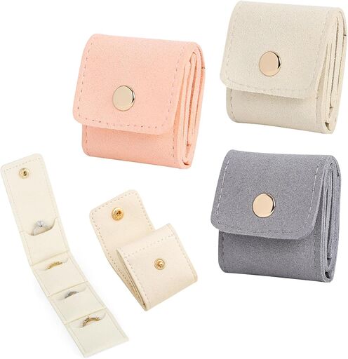 Mini Travel Jewelry Roll Bag
