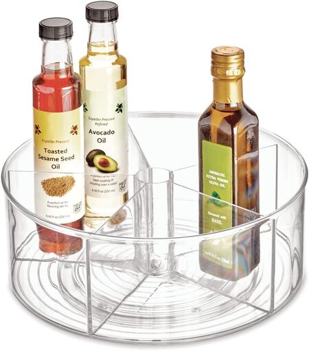 iDesign Recycled Plastic Lazy Susan Turntable Organizer
