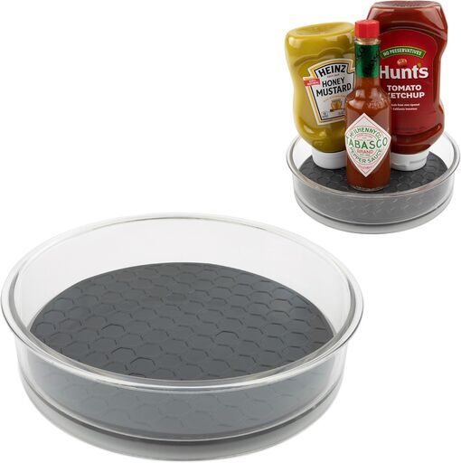 Spectrum Lazy Susan Organizer, Hexa Round Small