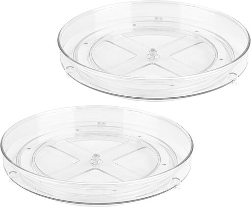 Oizeir Clear Lazy Susan Organizer