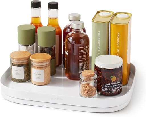 YouCopia MagicTrack Rectangle Lazy Susan Turntable