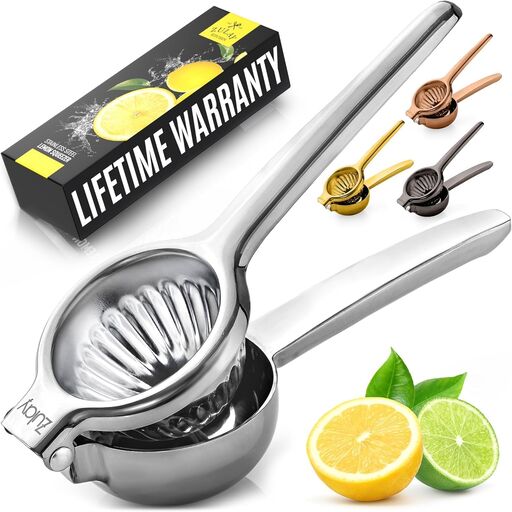 Zulay Kitchen Lemon Squeezer Stainless Steel