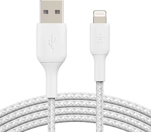 Belkin BoostCharge Braided Lightning Cable (6.6ft)