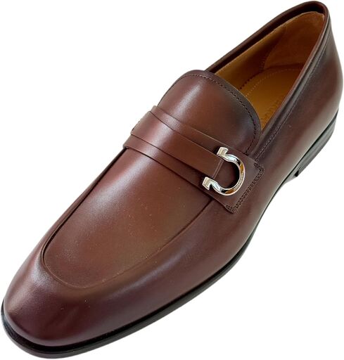 Ferragamo Florio Gancini Buckle Strap Loafers