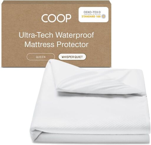Coop Home Goods Ultra Tech Waterproof Mattress Protector Queen