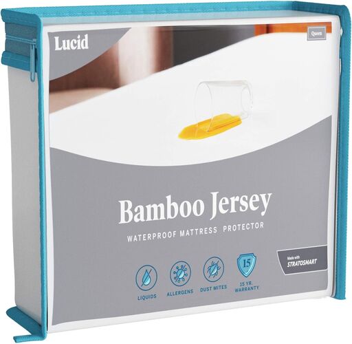 LUCID Premium Rayon from Bamboo Jersey Mattress Protector