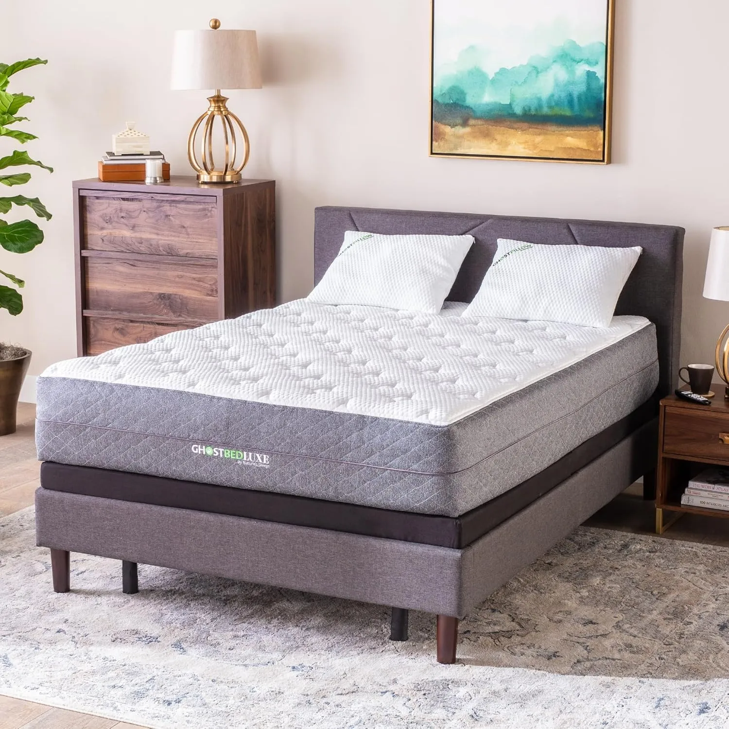 GhostBed Luxe 13 Inch Memory Foam Mattress