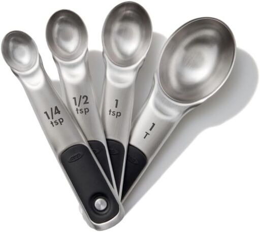 OXO Good Grips Stainless Steel Measuring Spoons with Magnetic Snaps