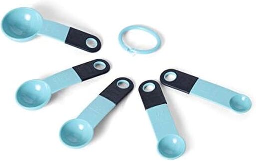 KitchenAid Measuring Spoons Set Of 5 Aqua Sky